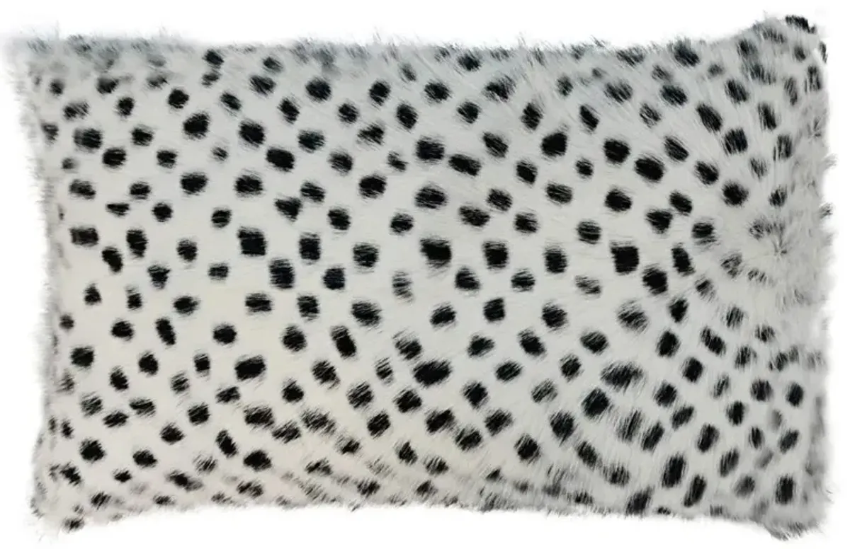 TOV Furniture Genuine Goatskin 12"x20" Pillow