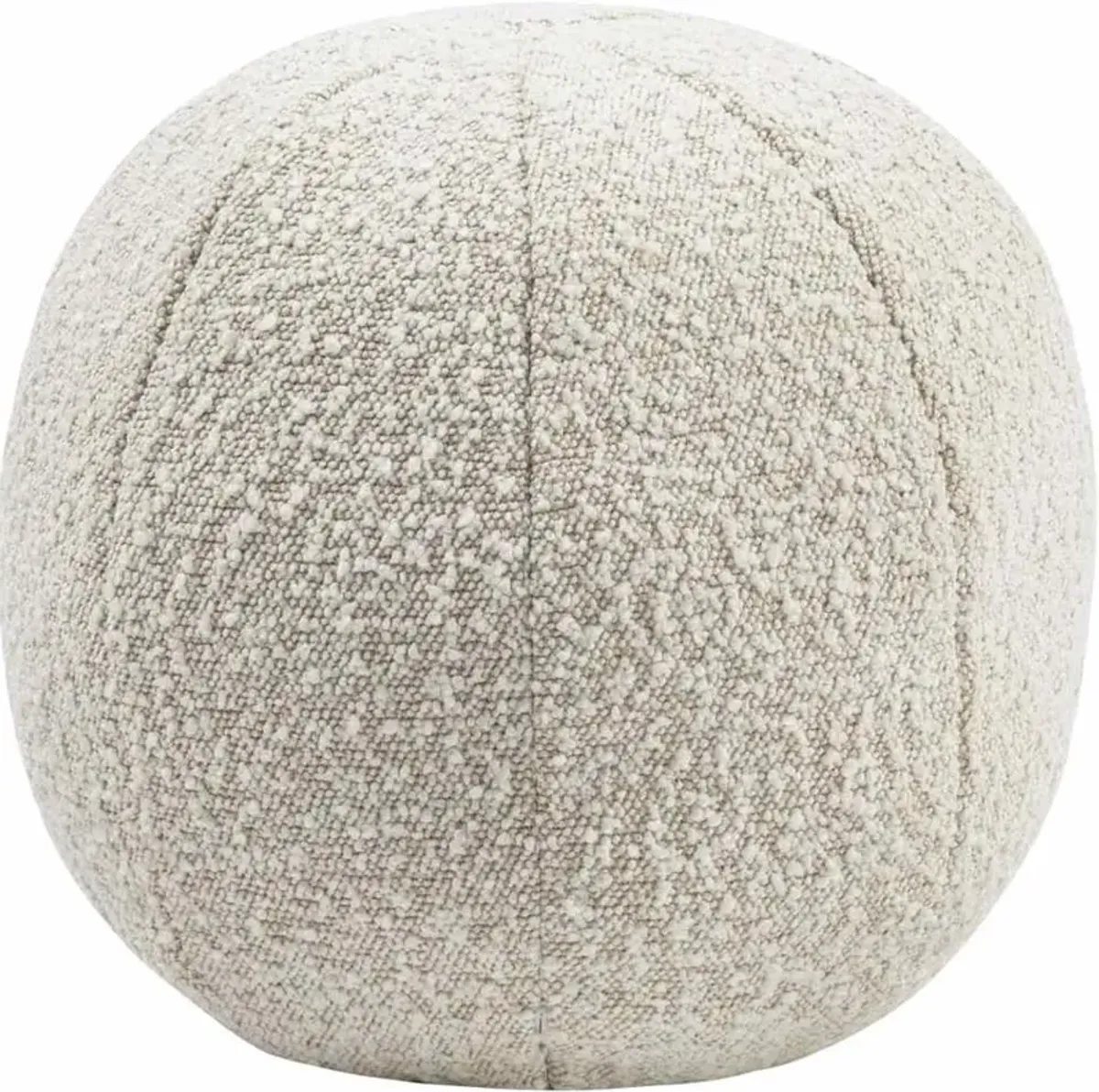 TOV Furniture Boba 14" Beige Bouclé Pillow
