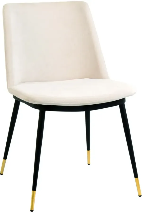 TOV Furniture Evora Cream Velvet Chair