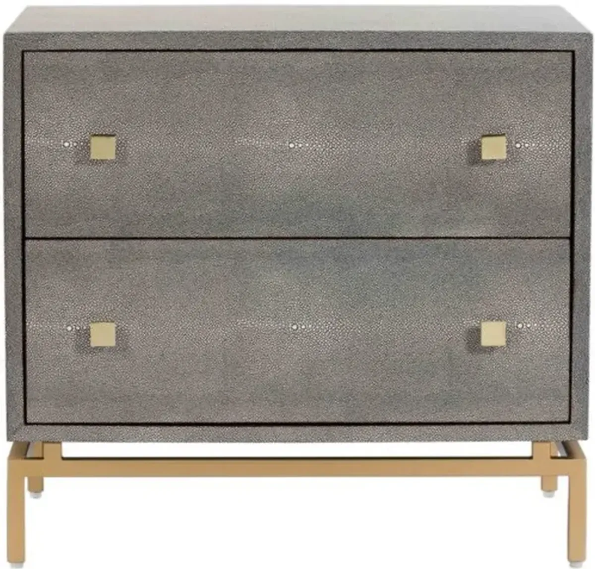 TOV Furniture Pesce Shagreen Nightstand