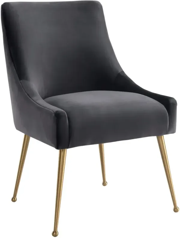 TOV Furniture Beatrix Grey Side Chair