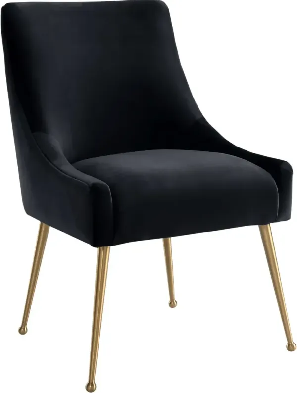 TOV Furniture Beatrix Black Side Chair