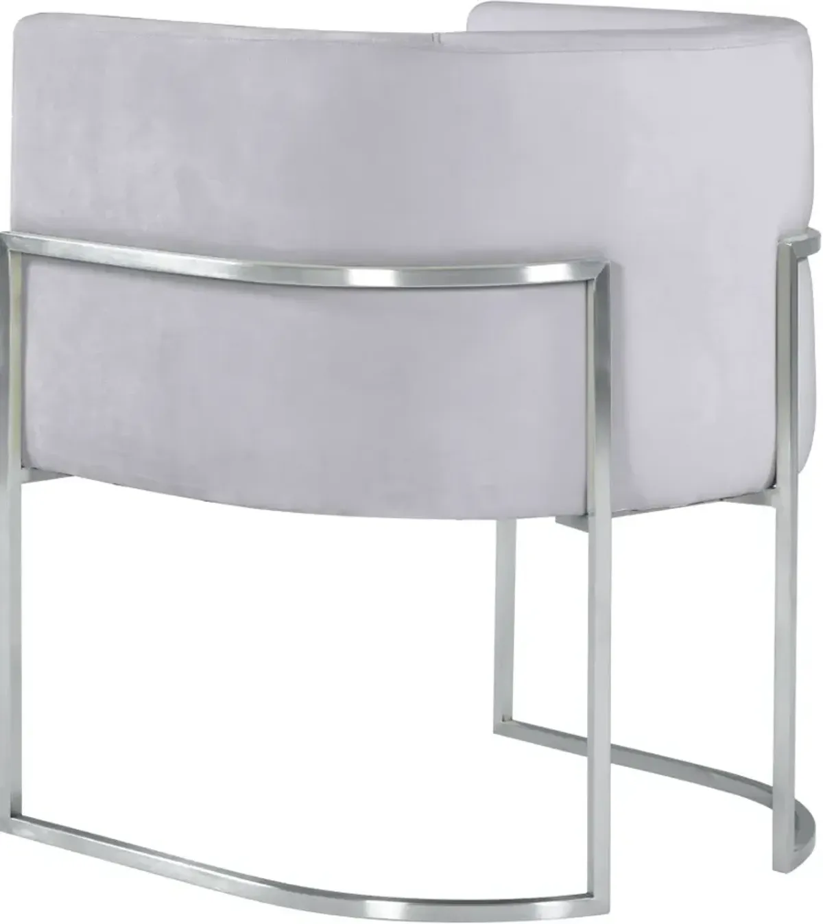 TOV Furniture Giselle Grey Velvet Dining Chair