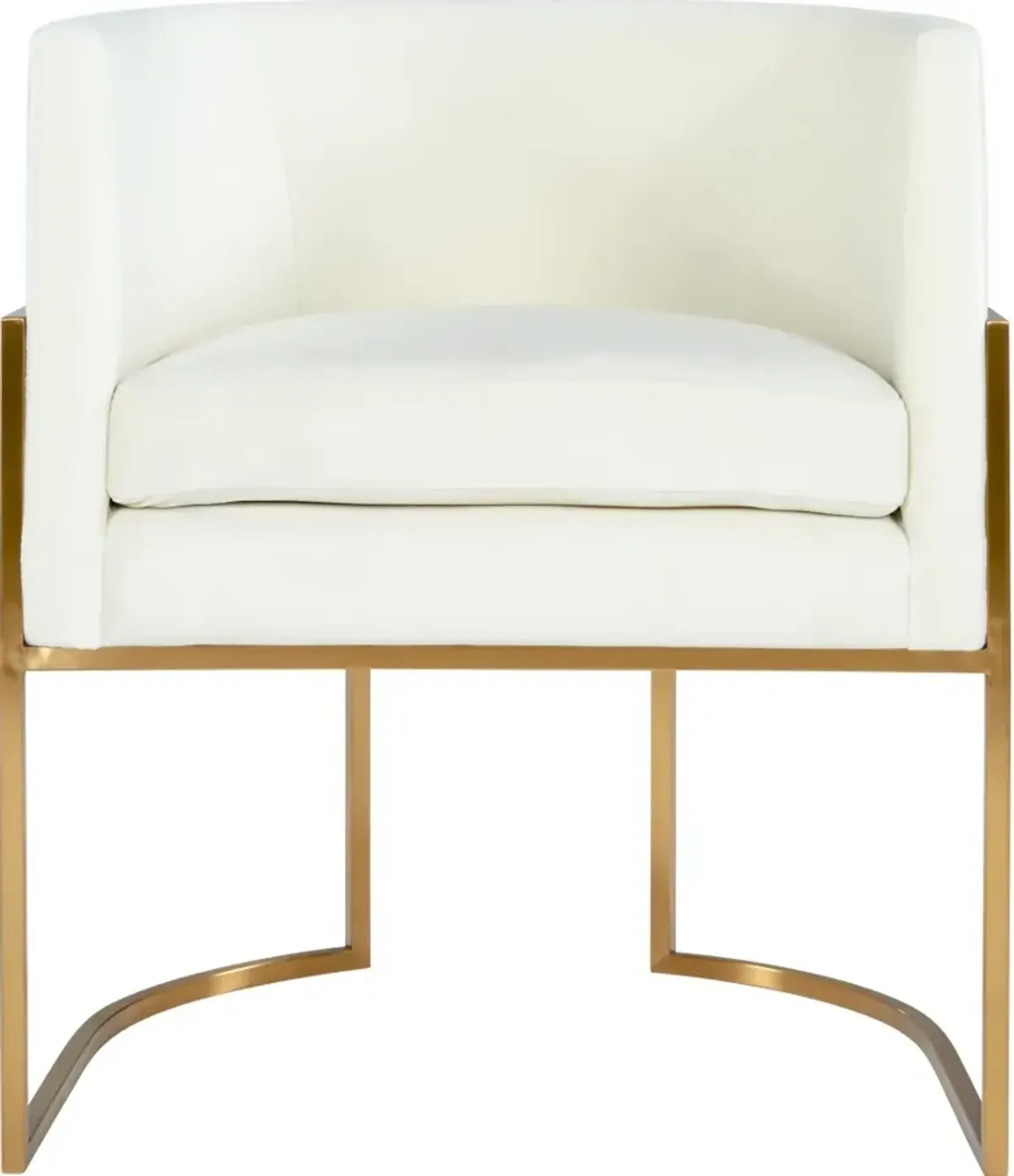 TOV Furniture Giselle Cream Velvet Dining Chair