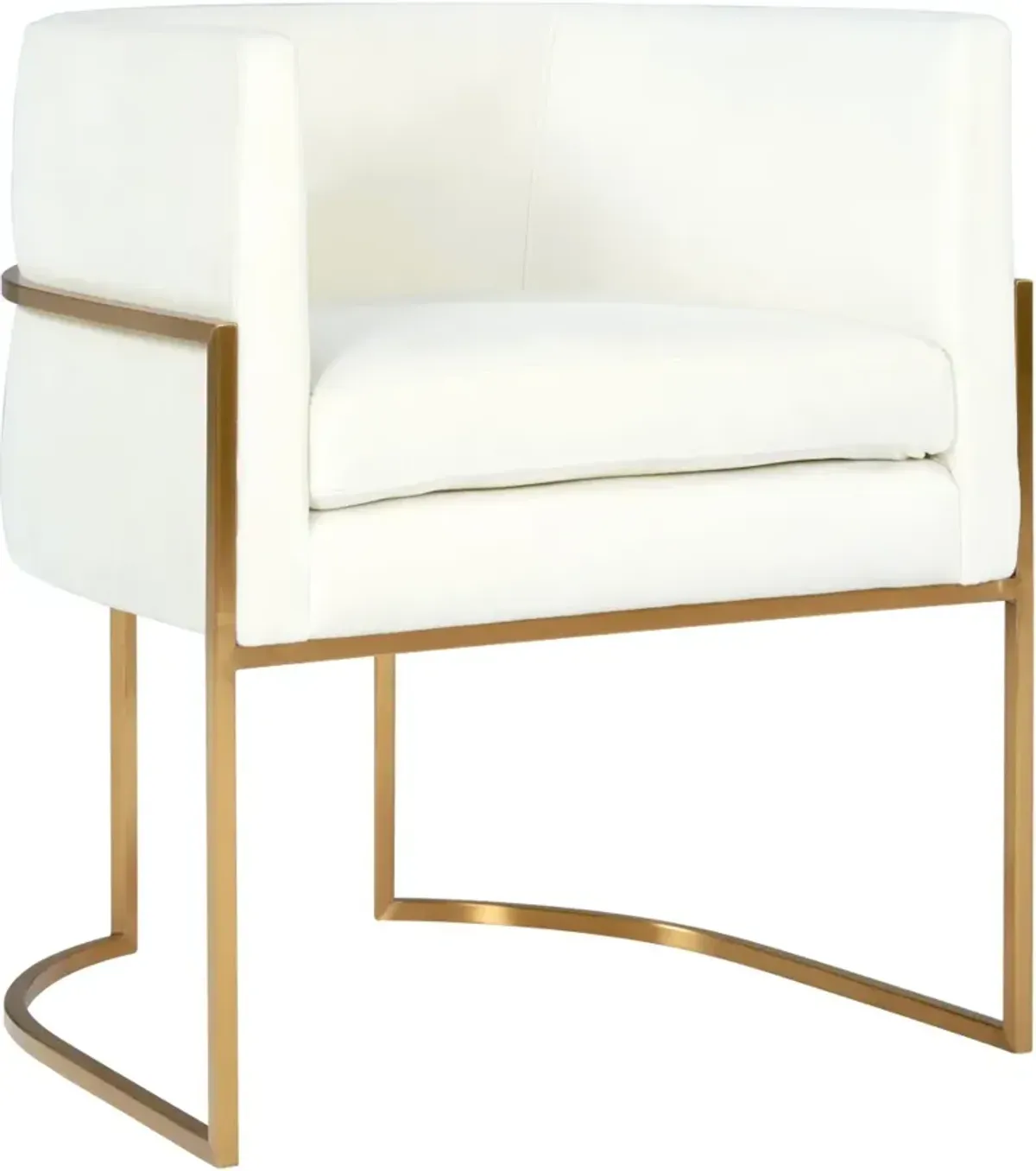 TOV Furniture Giselle Cream Velvet Dining Chair