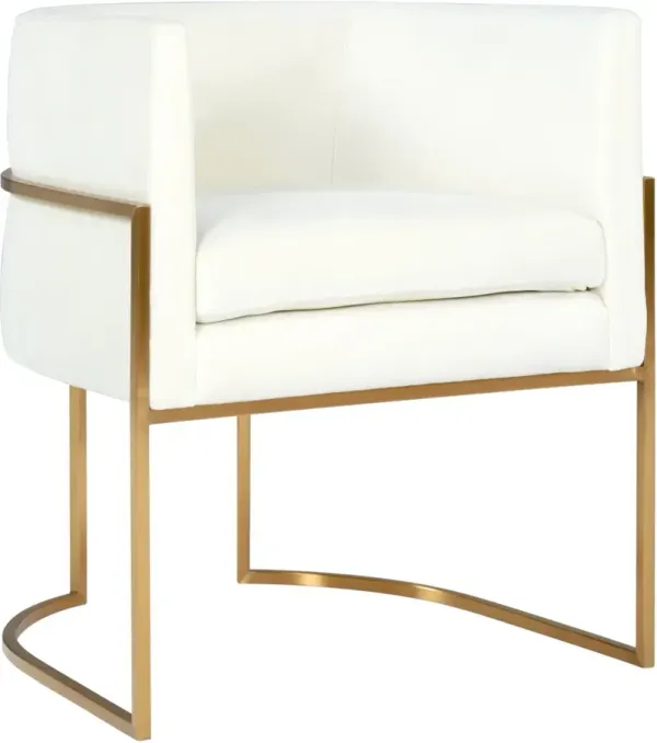 TOV Furniture Giselle Cream Velvet Dining Chair