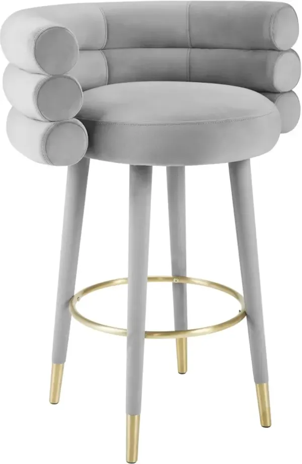 TOV Furniture Betty Grey Bar Stool