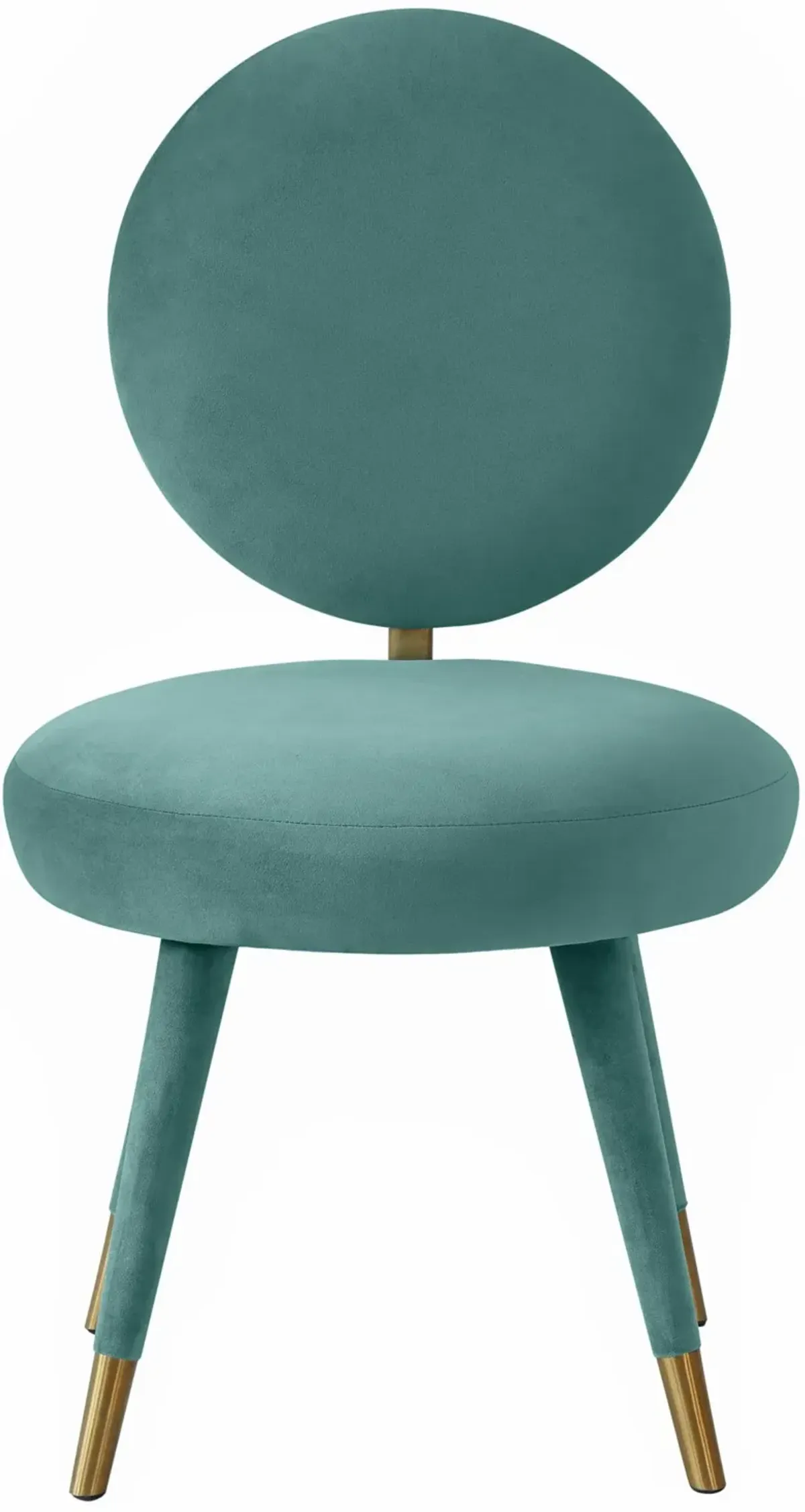 TOV Furniture Kylie Sea Blue Velvet Dining Chair