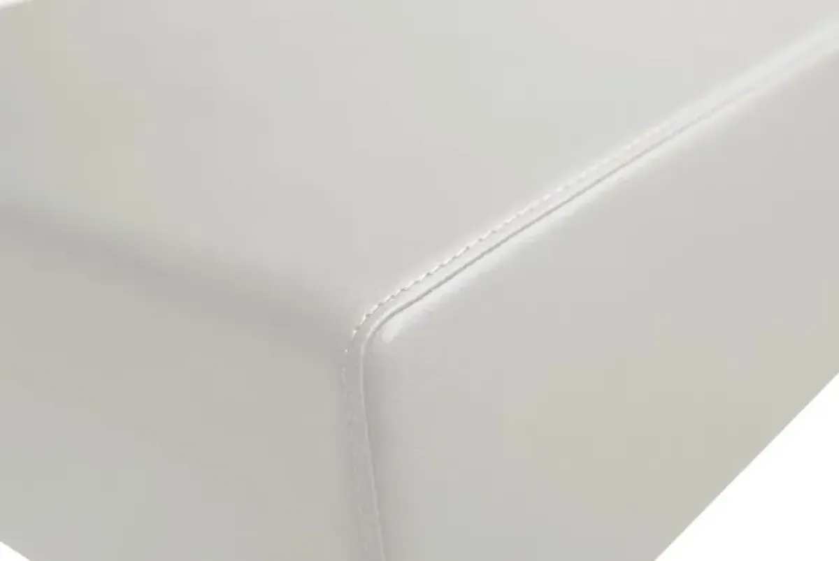 TOV Furniture Seville Light Grey Steel Bar Stool