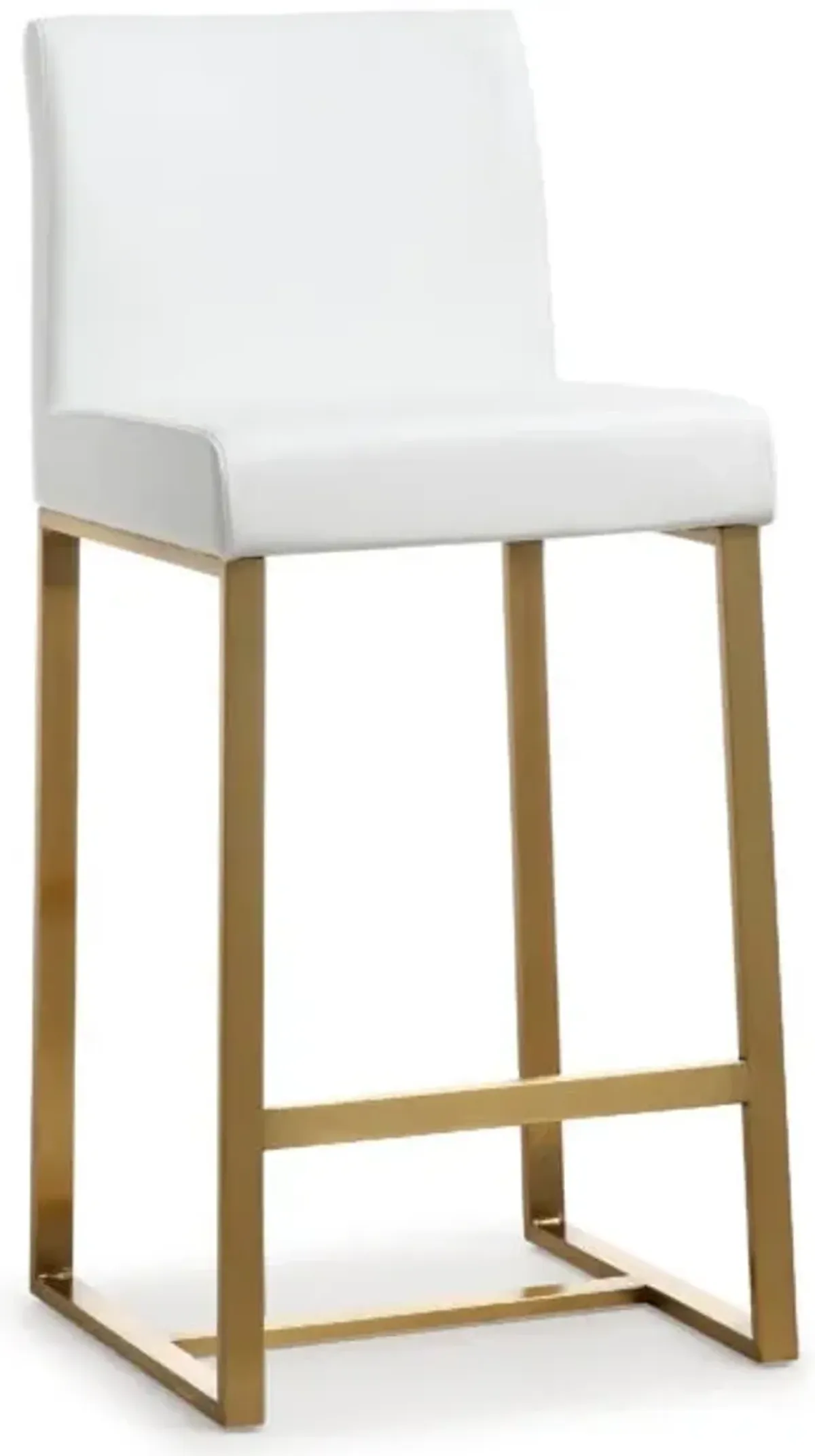 TOV Furniture Denmark White Gold Steel Counter Stools