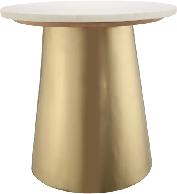TOV Furniture Bleeker Marble Side Table