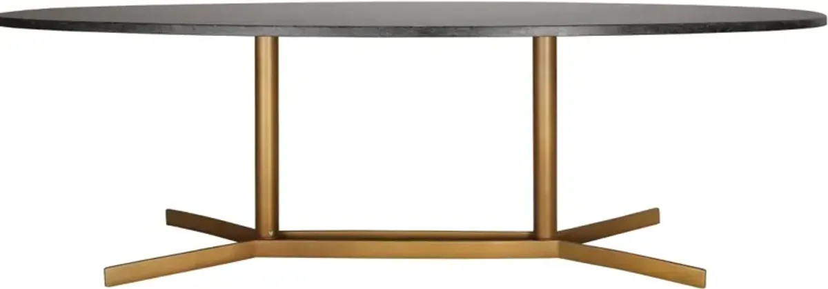 TOV Furniture Gemma Black Marble Cocktail Table