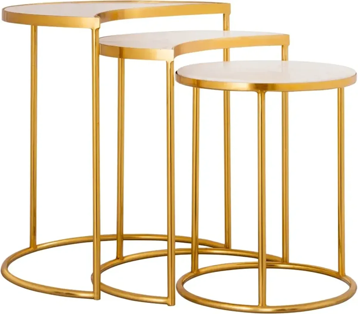 TOV Furniture Crescent Nesting Tables