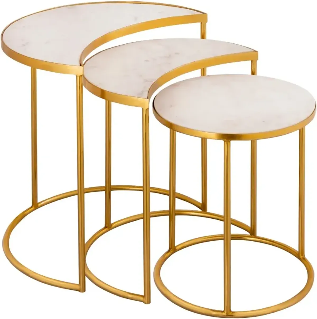 TOV Furniture Crescent Nesting Tables