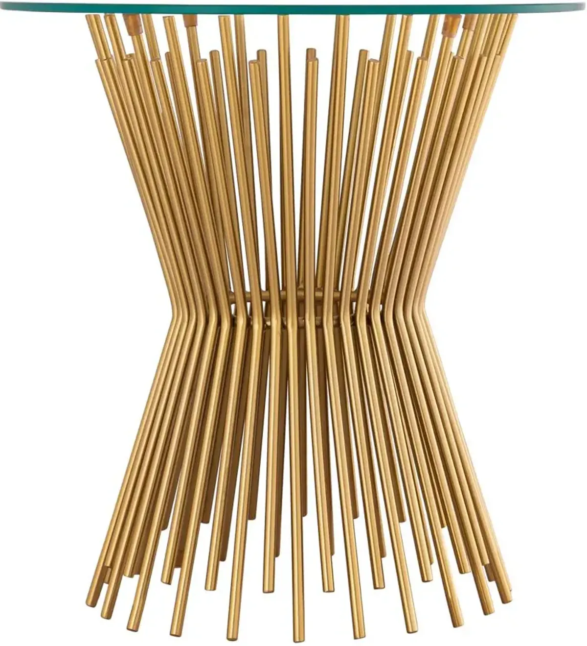 TOV Furniture Grace Glass Side Table