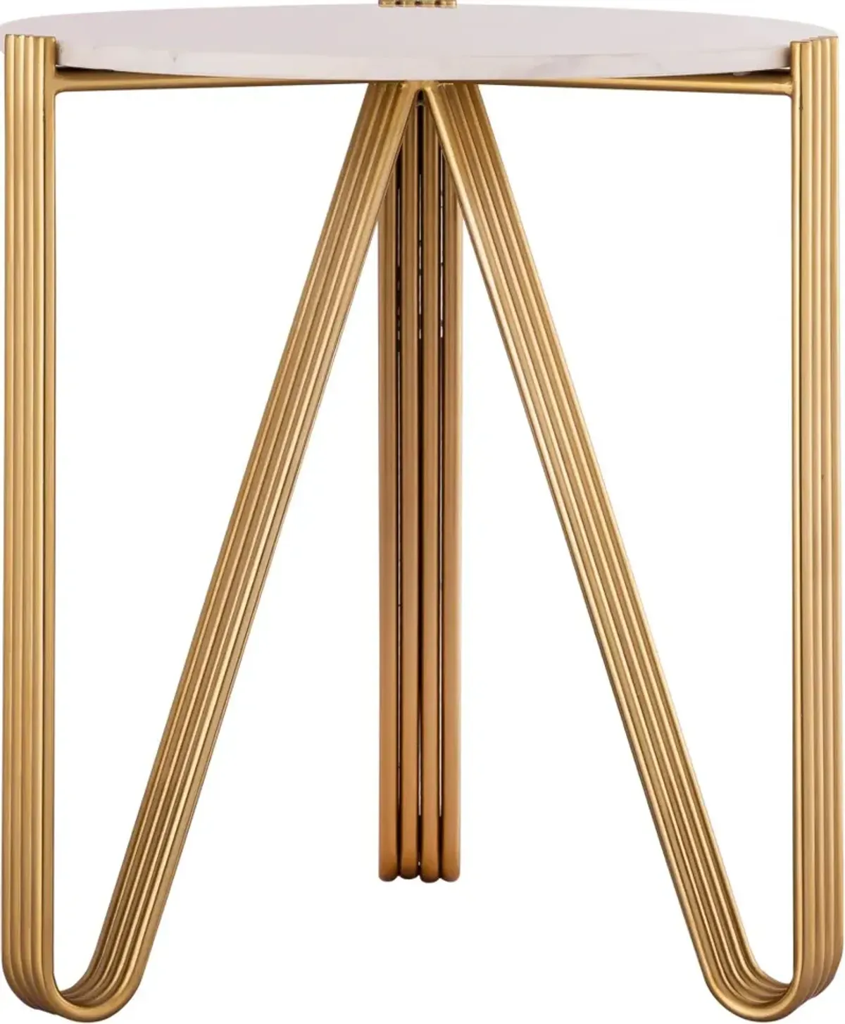 TOV Furniture Aya Marble Side Table