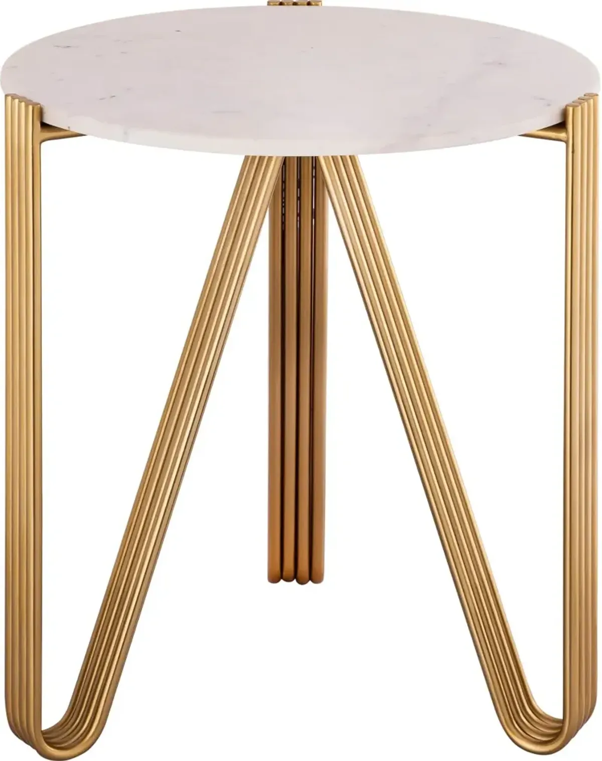 TOV Furniture Aya Marble Side Table