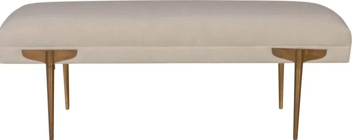 TOV Furniture Brno White Bench