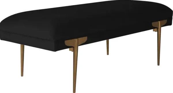 TOV Furniture Brno Black Bench