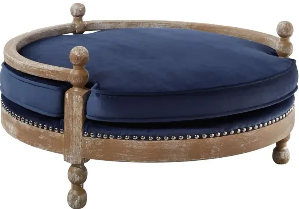 TOV Furniture Hound Navy Pet Bed