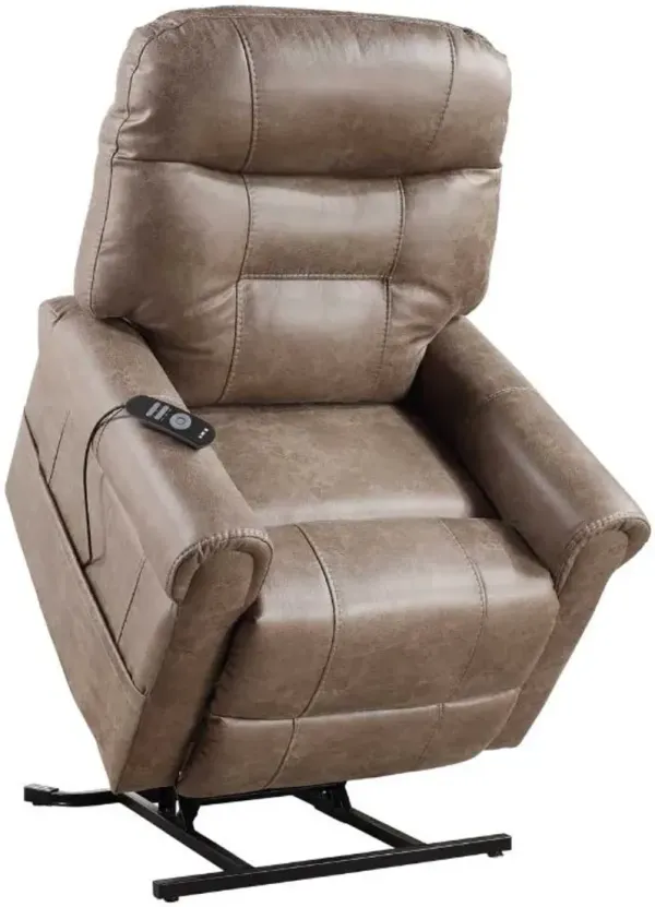 Steve Silver Co. Ottawa Camel Power Lift Chair with Heat and Massage
