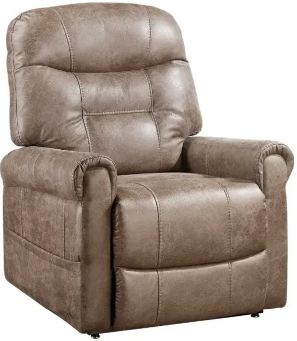 Steve Silver Co. Ottawa Camel Power Lift Chair with Heat and Massage