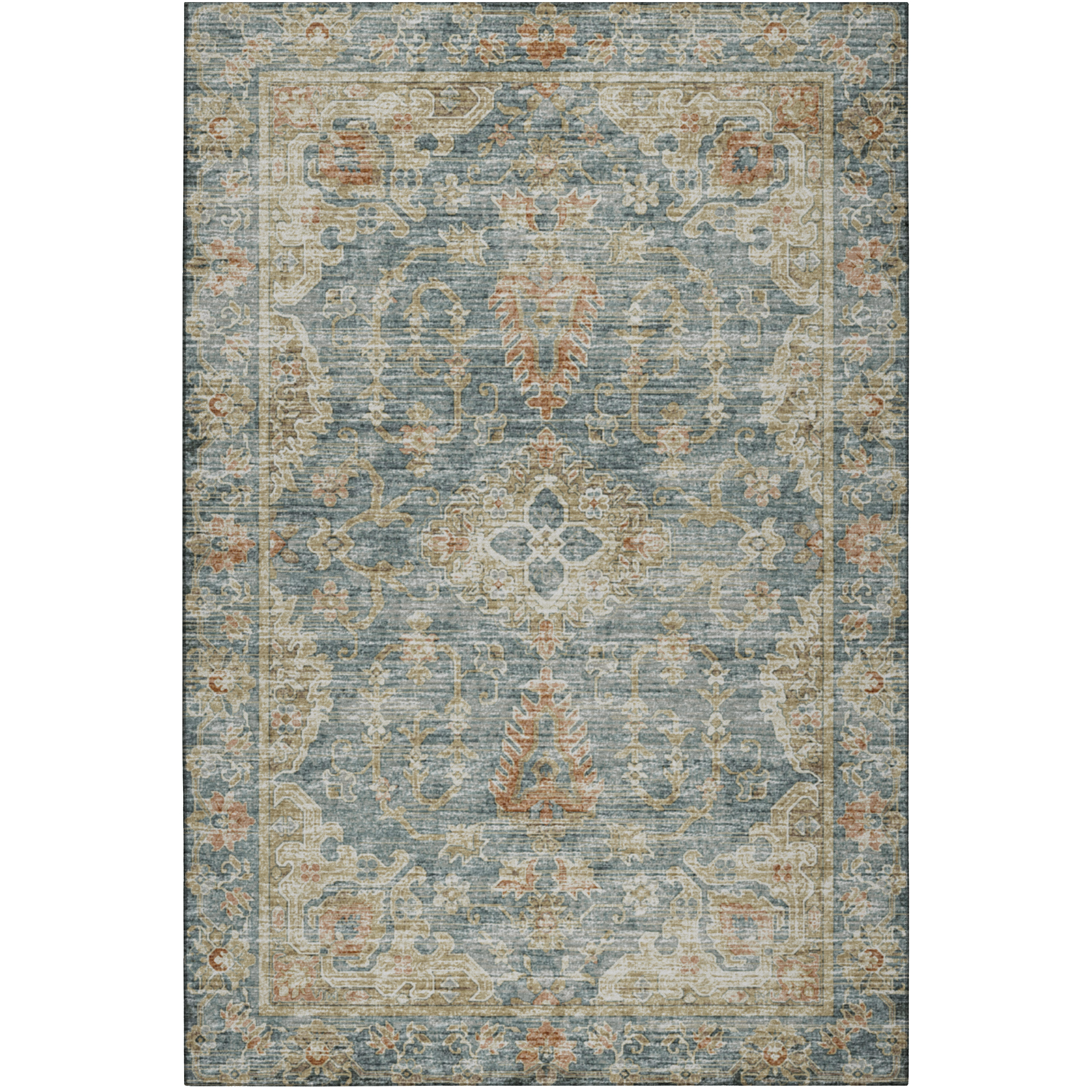 Dalyn Rug Company Tuscany Teal 5'x8' Area Rug