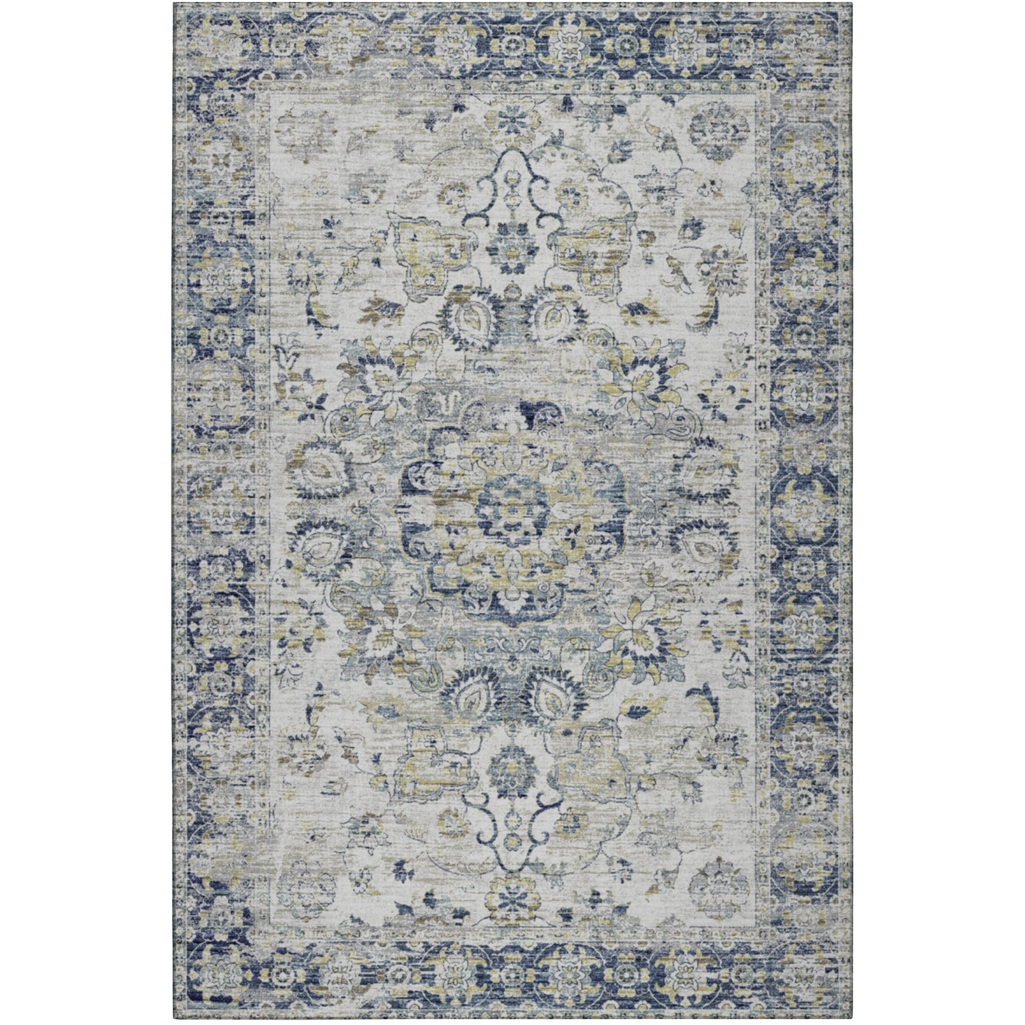 Dalyn Rug Company Tuscany Silver 5'x8' Area Rug