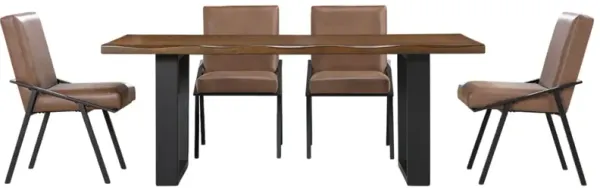 Steve Silver Co. Tucson 5-Piece Mocha Dining Set