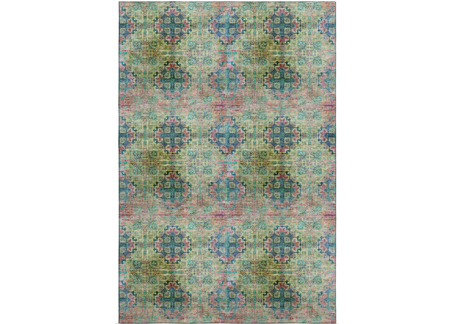 Dalyn Rug Company Trevi Green 5'x8' Style 1 Area Rug