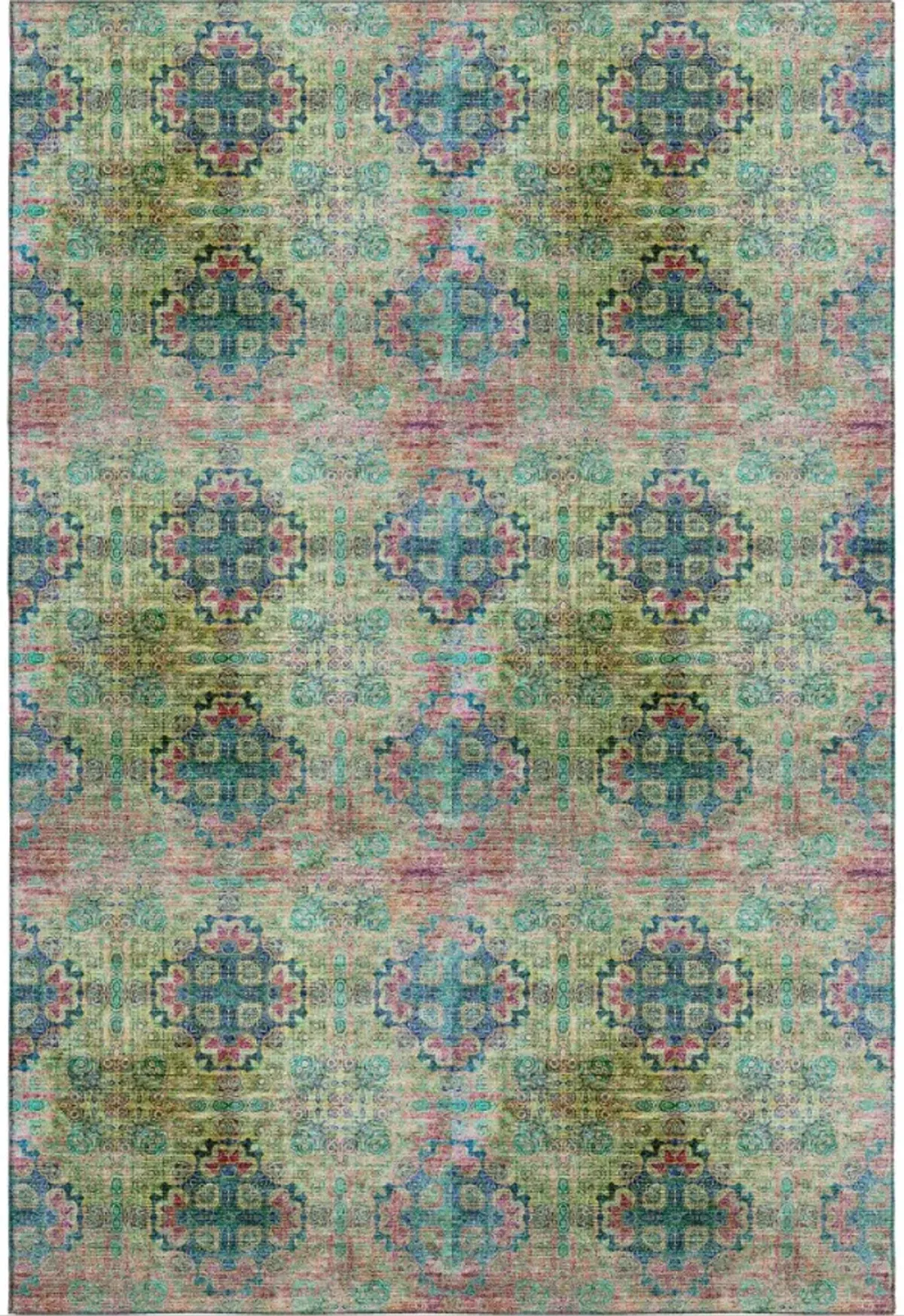 Dalyn Rug Company Trevi Green 5'x8' Style 1 Area Rug