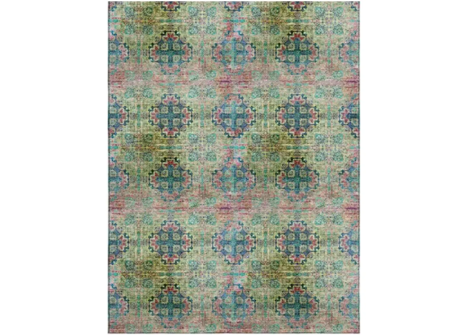 Dalyn Rug Company Trevi Green 8'x10' Style 3 Area Rug