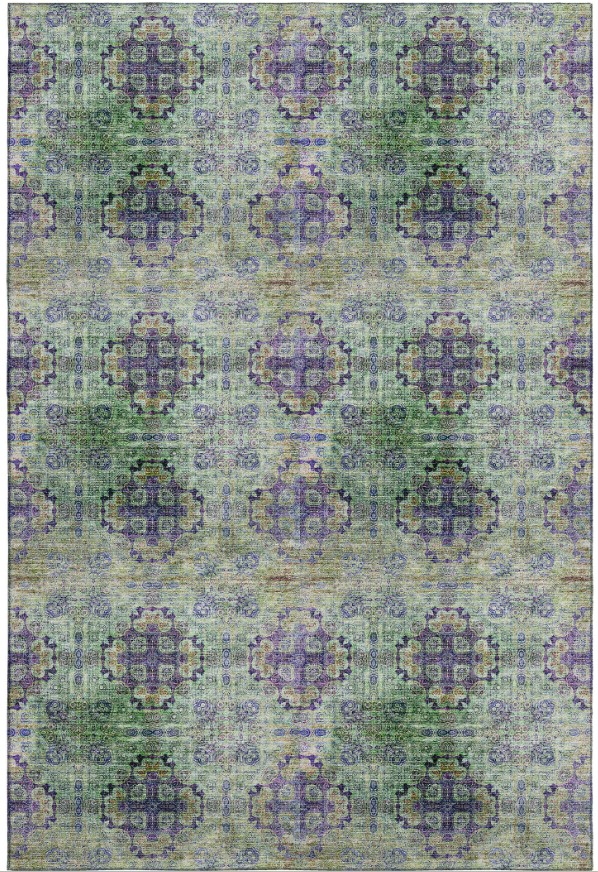 Dalyn Rug Company Trevi Purple 5'x8' Area Rug