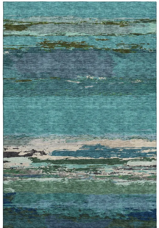 Dalyn Rug Company Trevi Teal 5'x8' Style 4 Area Rug