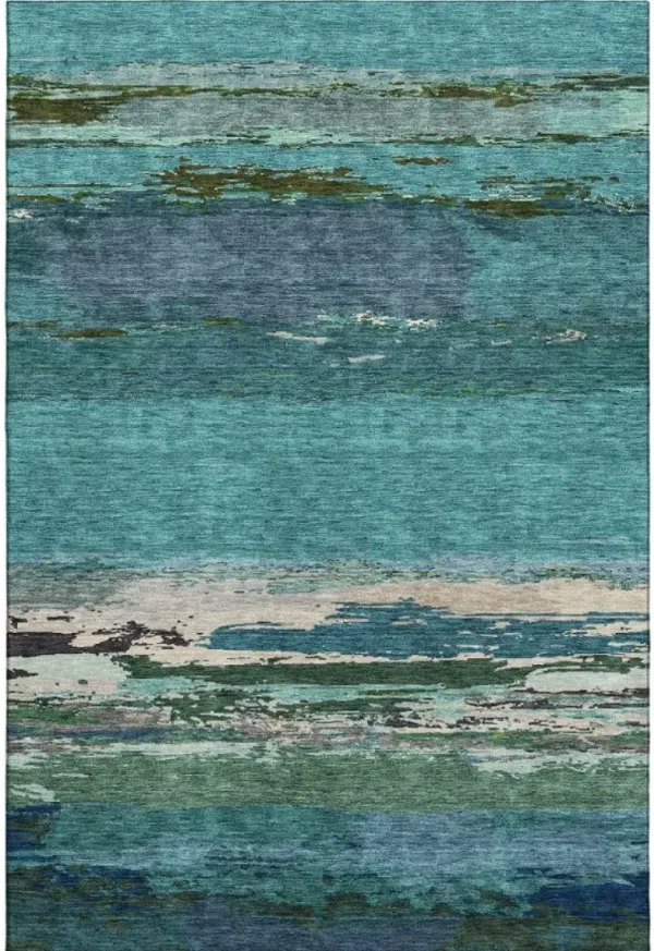 Dalyn Rug Company Trevi Teal 5'x8' Style 4 Area Rug