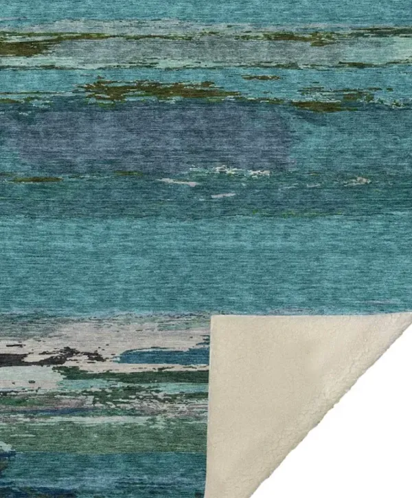 Dalyn Rug Company Trevi Teal 8'x10' Style 4 Area Rug
