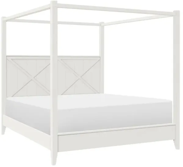 Legacy Classic XXX's And OOO's Cotton California King Canopy Bed