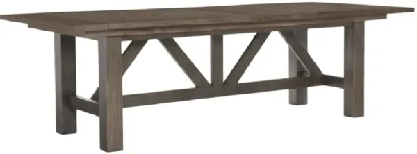 Legacy Classic XXX's And OOO's Cocoa Trestle Dining Table