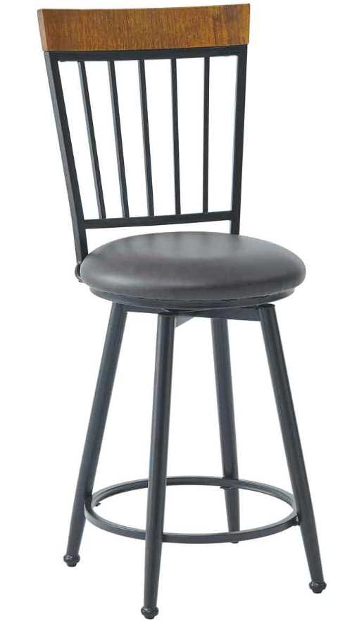 Steve Silver Co. Tyler Chestnut 24" Counter Stool