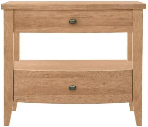 Legacy Classic Today's Traditions Natural Hickory 2-Drawer Open Nightstand