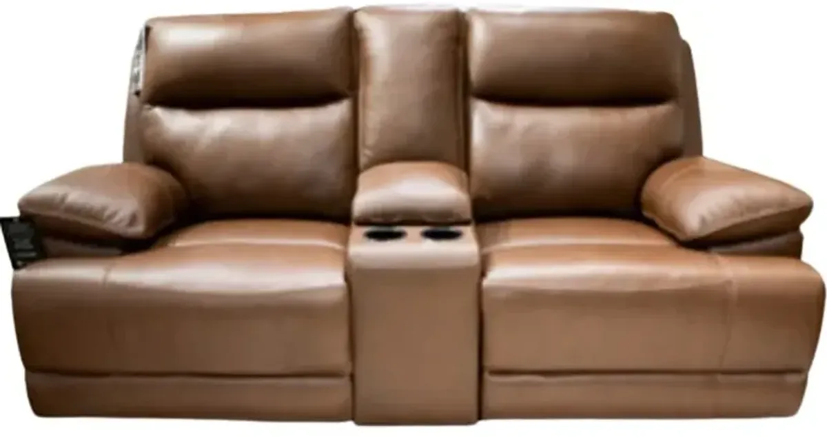 Signature Design by Ashley® VonRyan Tobacco Power Reclining Loveseat