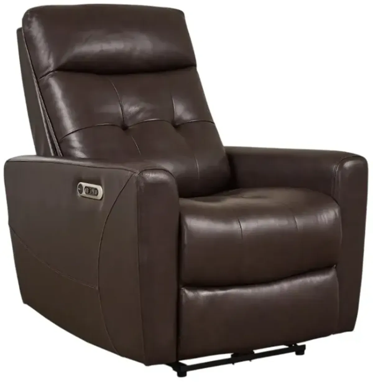 Signature Design by Ashley® Pisgham Chocolate Power Recliner with Adjustable Headrest
