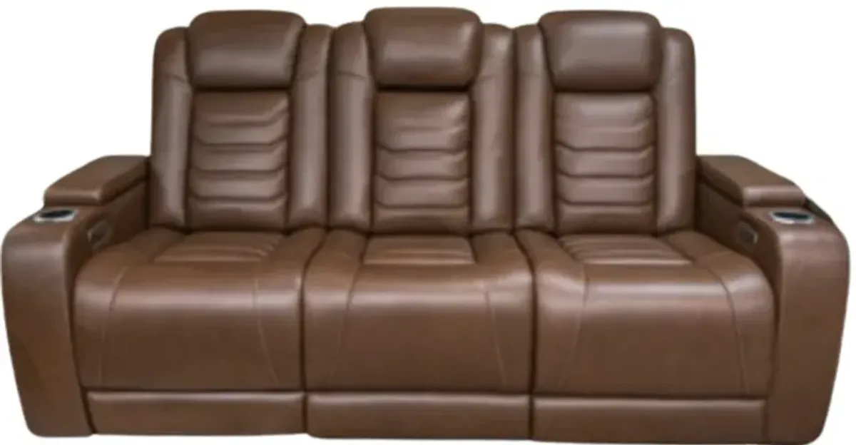 Signature Design by Ashley® High Impact Tobacco Power Reclining Sofa