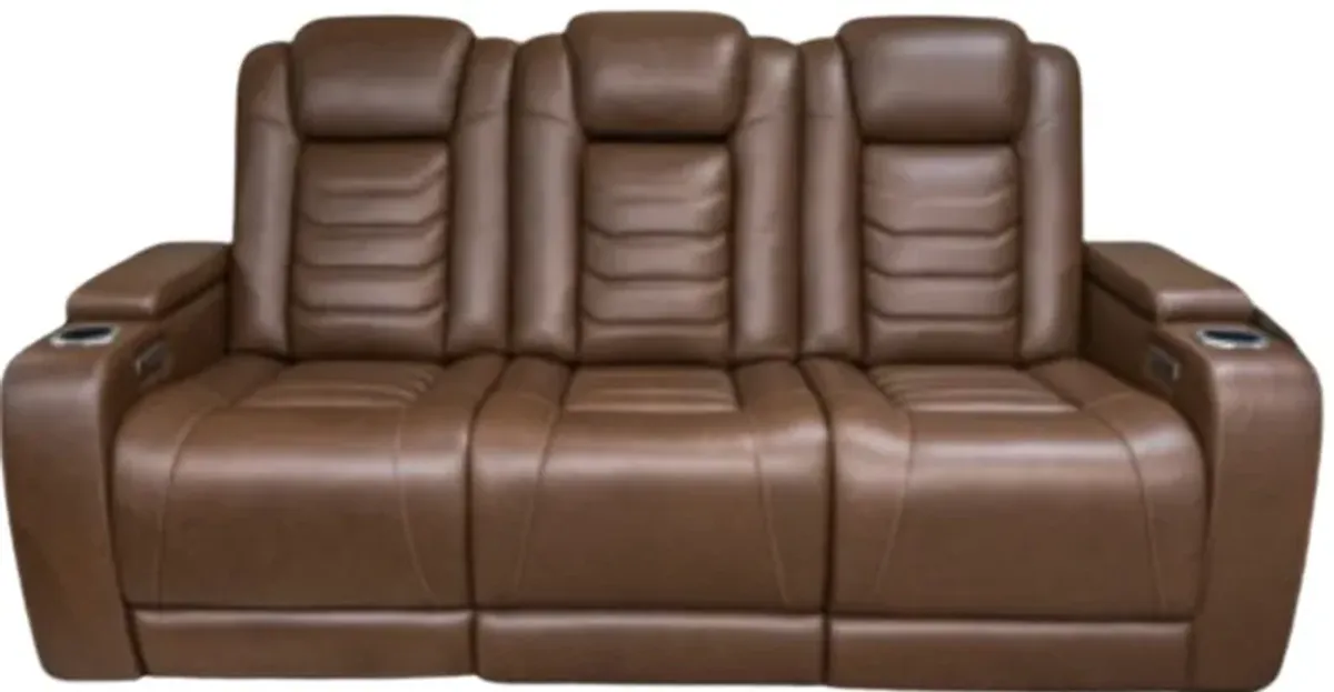 Signature Design by Ashley® High Impact Tobacco Power Reclining Sofa