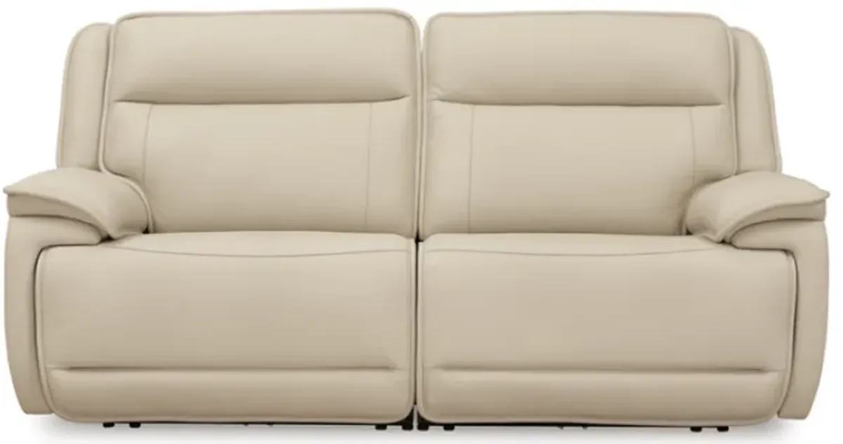 Signature Design by Ashley® Double Deal Almond Power Reclining Loveseat