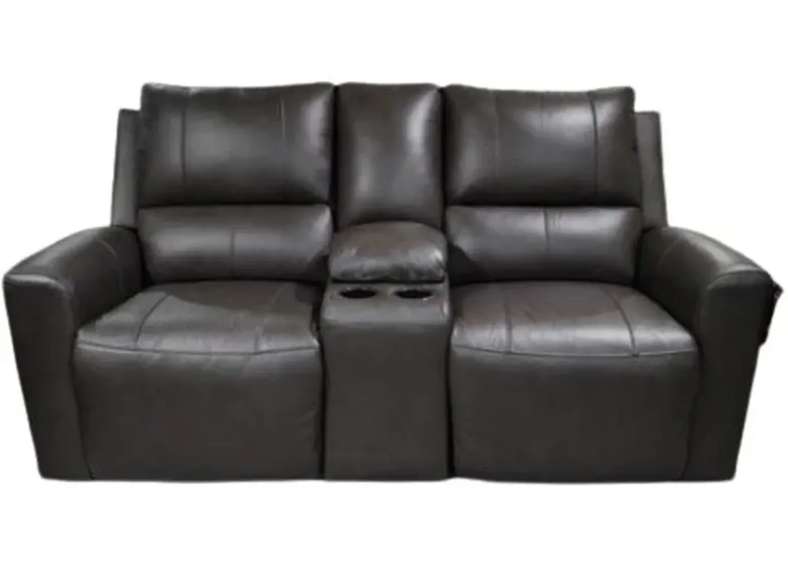 Signature Design by Ashley® Boxmere Storm Power Reclining Loveseat with Console