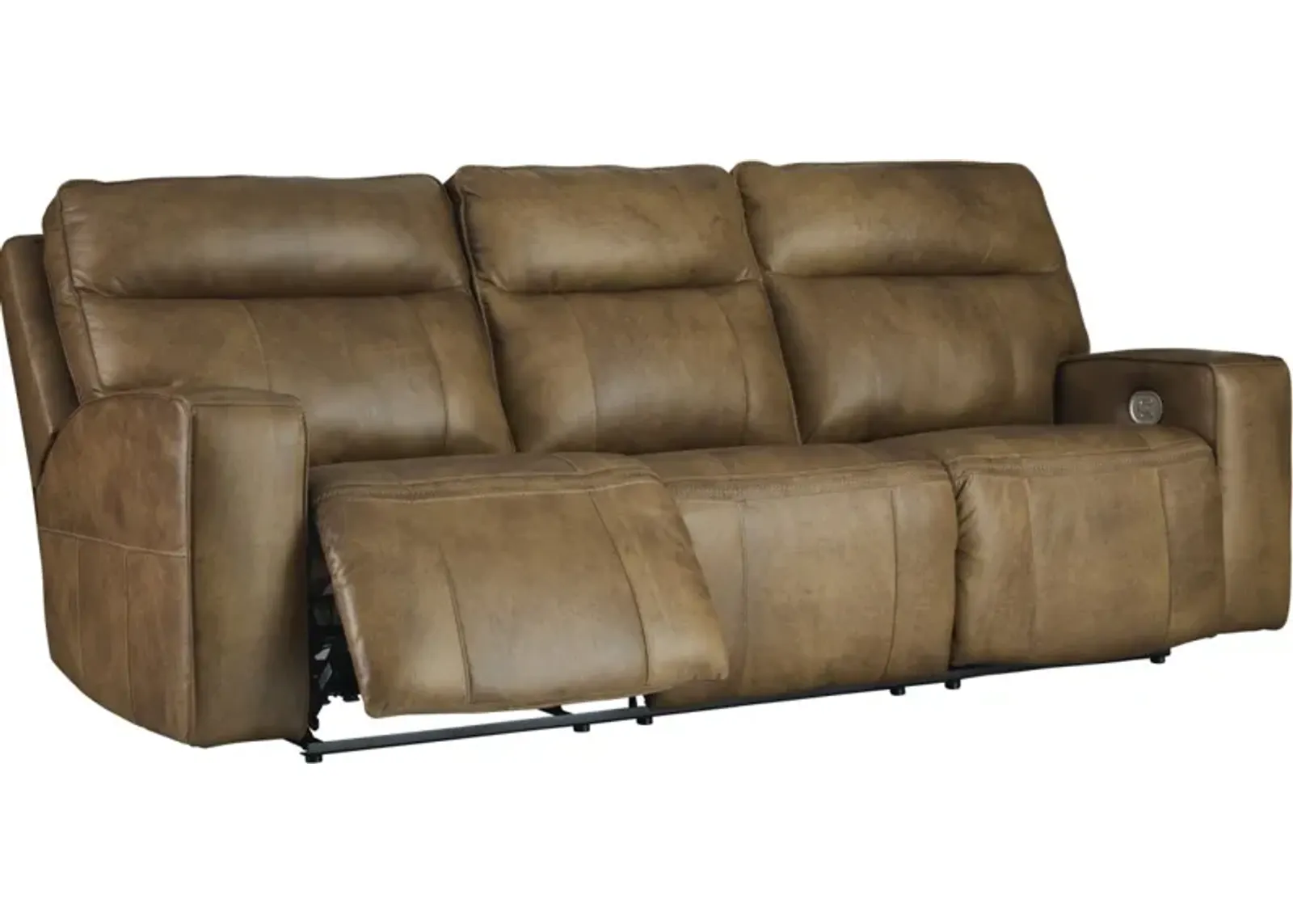 Signature Design by Ashley® Game Plan Caramel Power Reclining Sofa