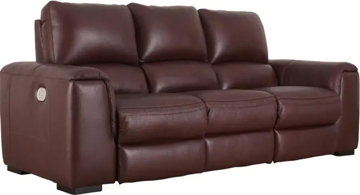 Signature Design by Ashley® Alessandro Garnet Power Reclining Sofa