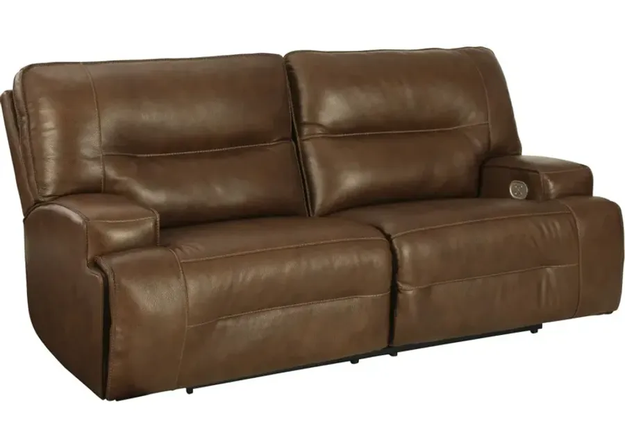 Signature Design by Ashley® Francesca Auburn Power Reclining Sofa