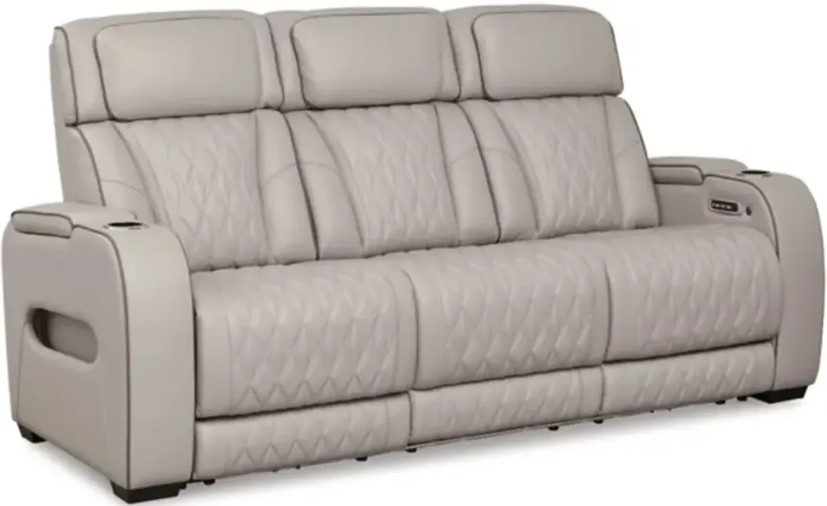 Signature Design by Ashley® Boyington Gray Power Reclining Sofa